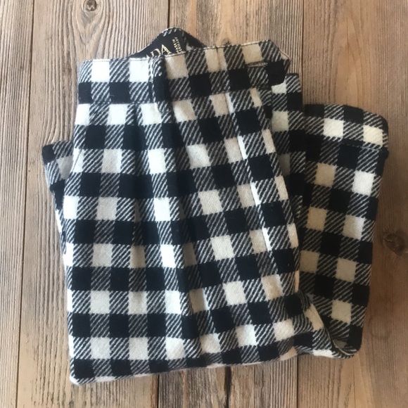 Vintage Escada Wool Gingham Shorts - Picture 1 of 12